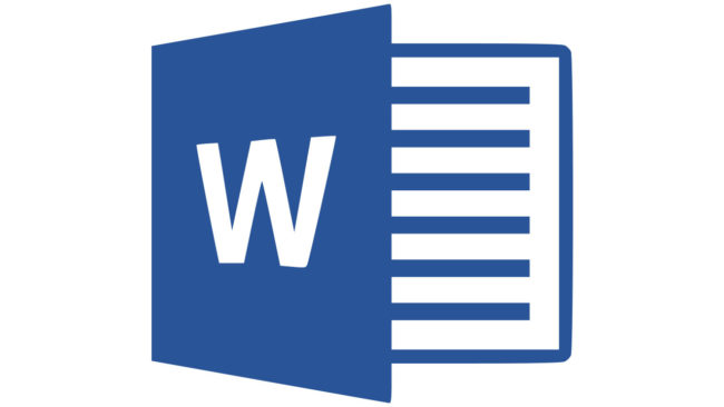 Microsoft Word Logo 2013-2019