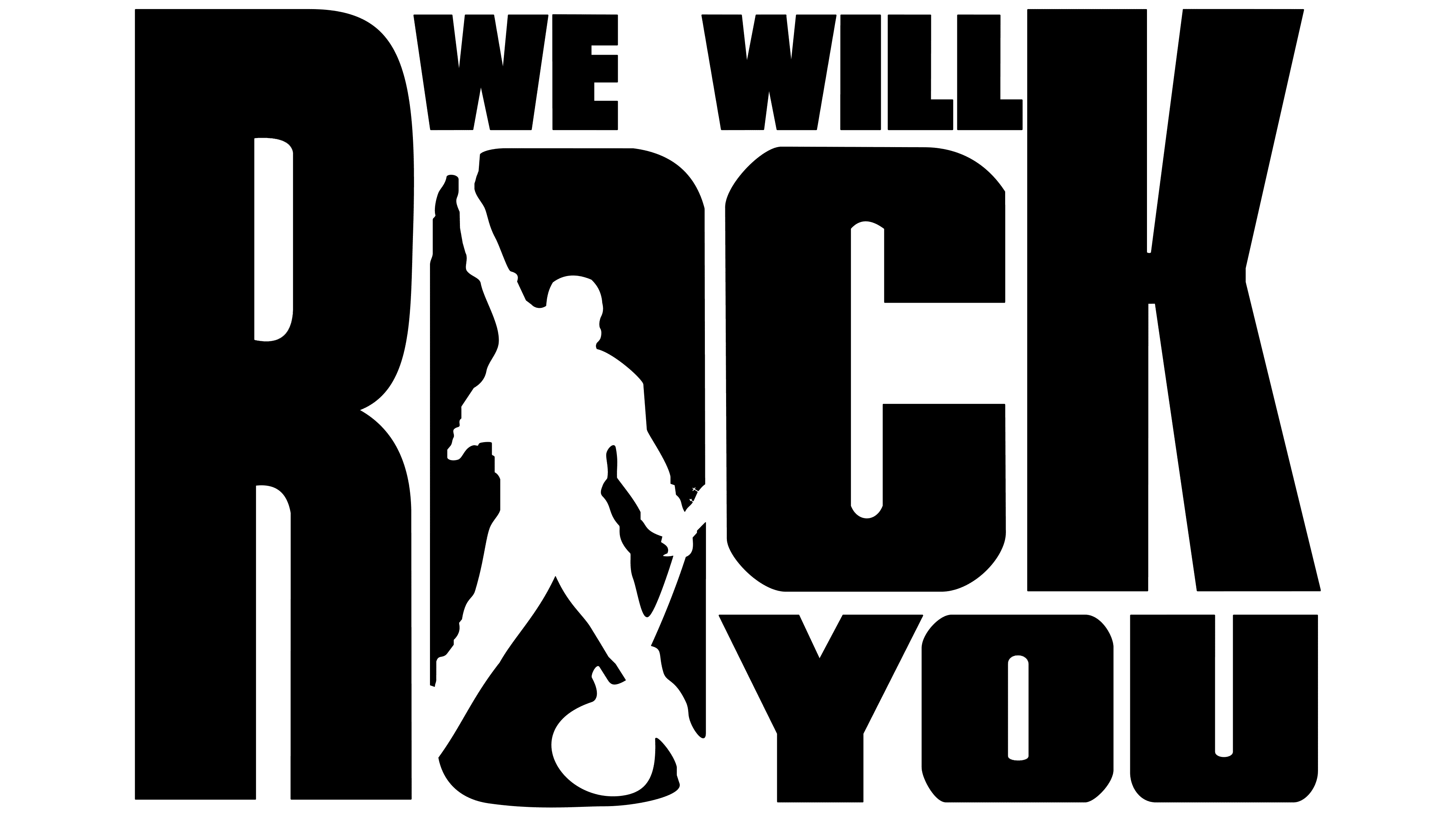 Слушать рок ю. We will Rock you. Queen логотип группы. Логотипы музыкальных групп. Рок эмблема.