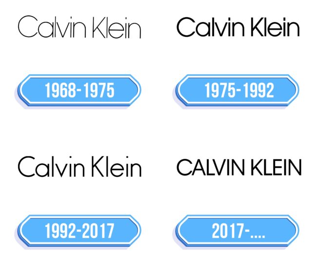 Calvin Klein Logo Storia