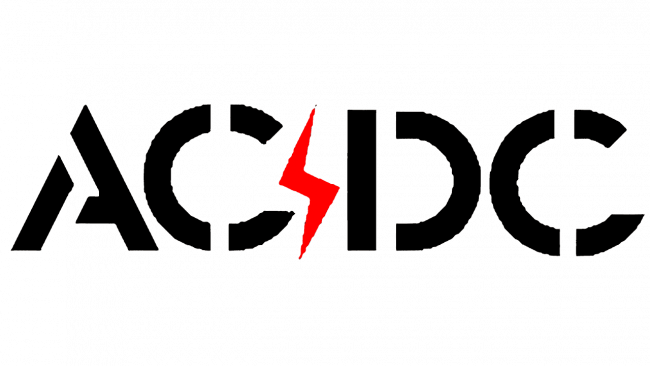 AC DC Logo 1974-1976