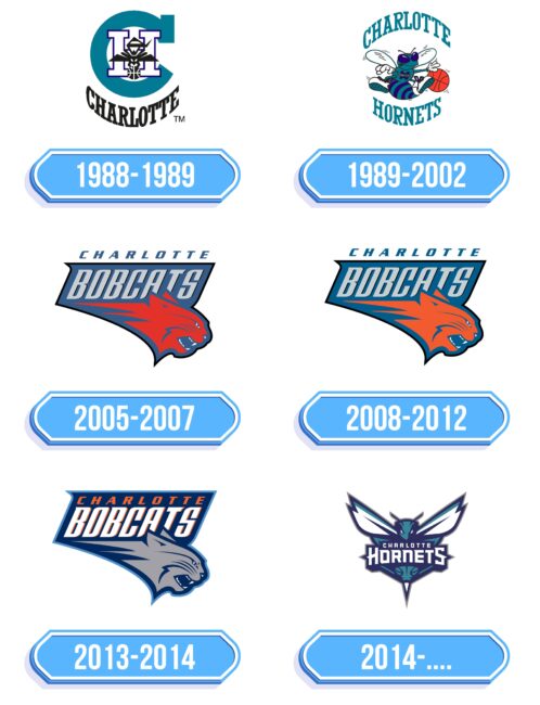 Charlotte Hornets Logo Storia