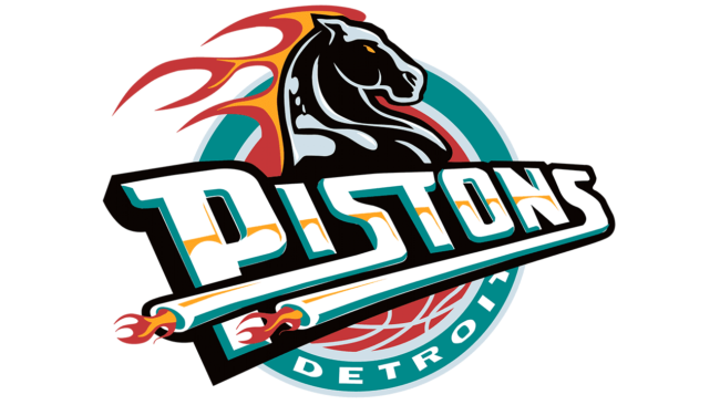 Detroit Pistons Logo 1996-2001
