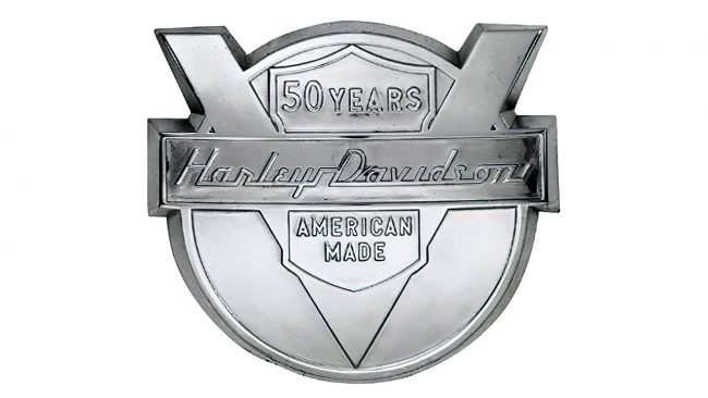 Harley Davidson Motorcycles Logo 1953-1980