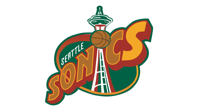 Seattle Sonics Logo 1996-2001
