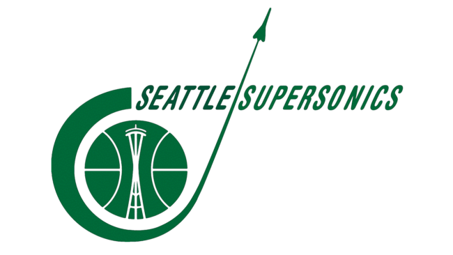 Seattle SuperSonics Logo 1968-1970