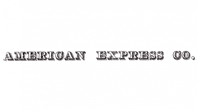 American Express Logo 1853-1974
