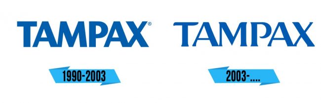 Tampax Logo Storia
