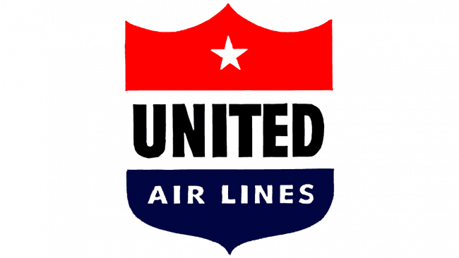 United Airlines Logo 1940-1954