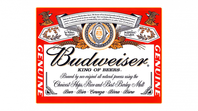 Budweiser Logo 1910-1945