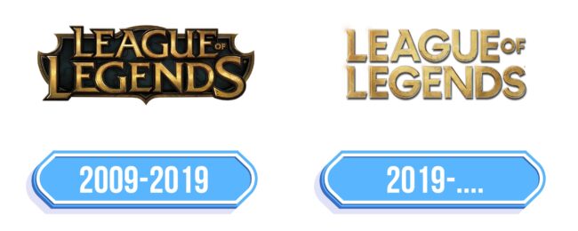 League of Legends Logo Storia