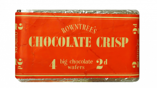 Rowntree's Chocolate Crisp Logo 1935-1937