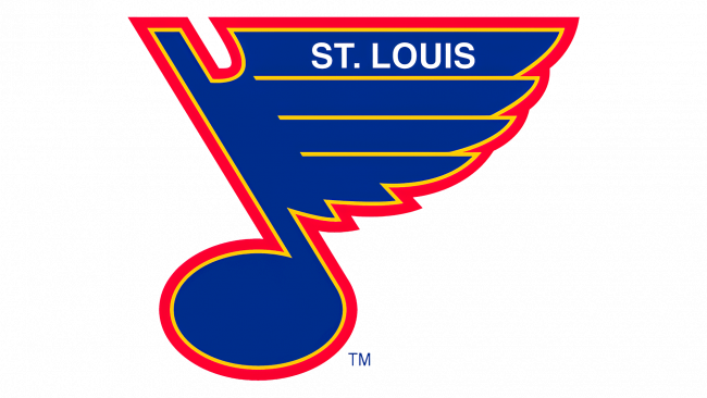 St. Louis Blues Logo 1987-1989