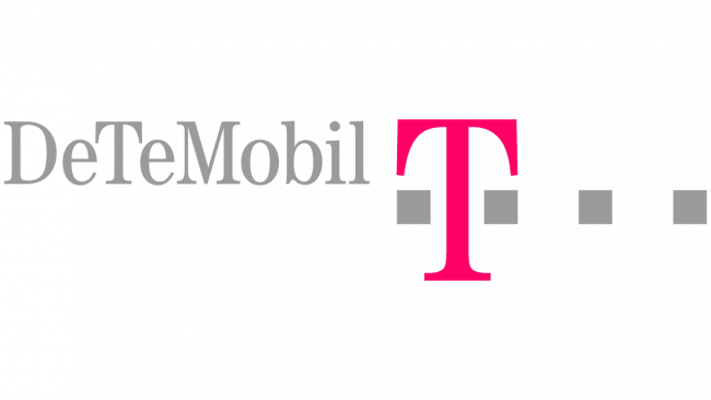 Deutsche Telekom Mobilfunk DeTeMobil Logo 1995-1996