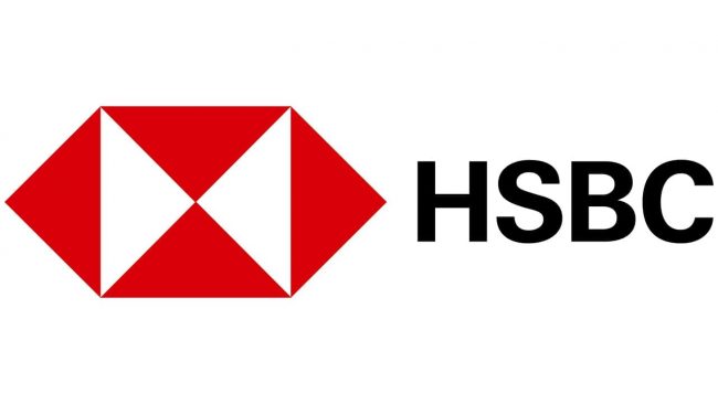 HSBC Hongkong and Shanghai Banking Corporation Logo 2018-oggi