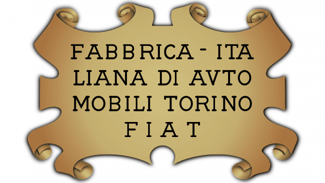 Fiat Logo 1899-1901