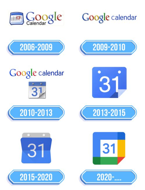 Google Calendar Logo Storia