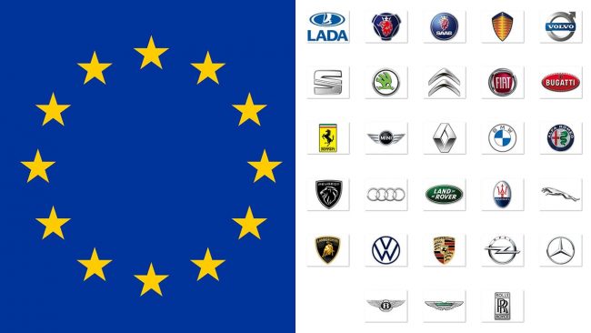 Marche di auto Europee