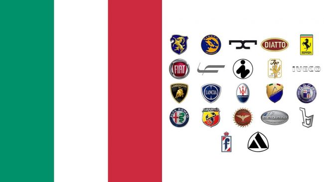 Marche di auto Italiane