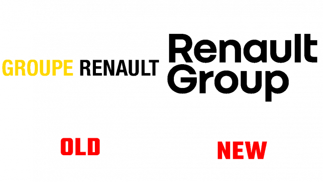 Renault Group nuovo e vecchio logo