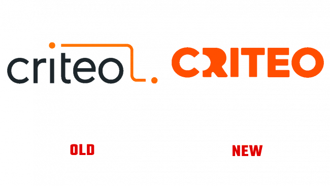 Criteo Vecchio e Nuovo Logo (storia)