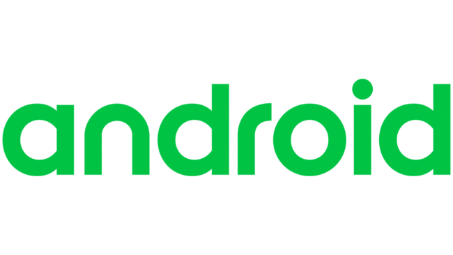 Android wordmark Logo 2017-2019