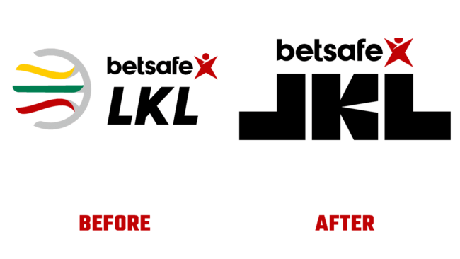 Betsafe LKL Prima e Dopo Logo (storia)