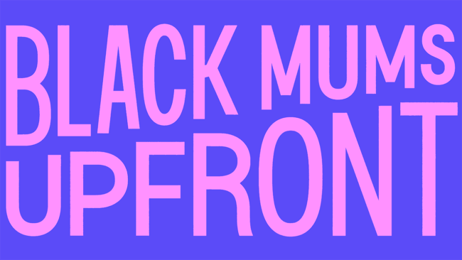 Black Mums Upfront Nuovo Logo