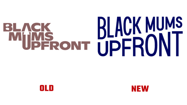 Black Mums Upfront Prima e Dopo Logo (storia)