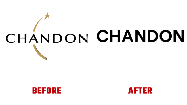 Chandon Prima e Dopo Logo (storia)