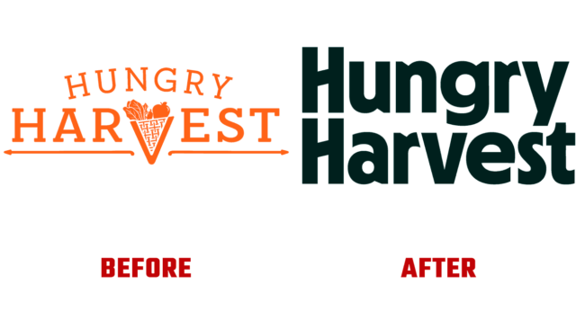 Hungry Harvest Prima e Dopo Logo (storia)