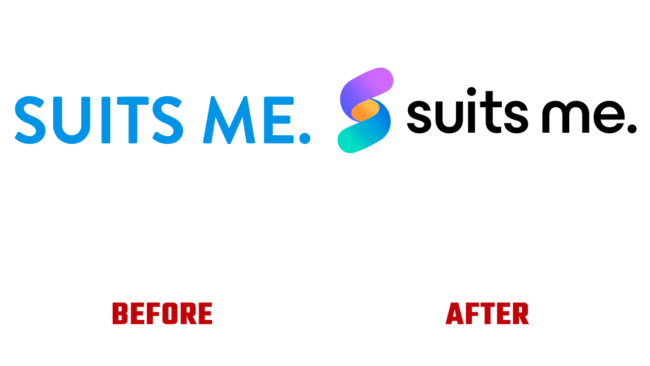 Suits Me Prima e Dopo Logo (storia)