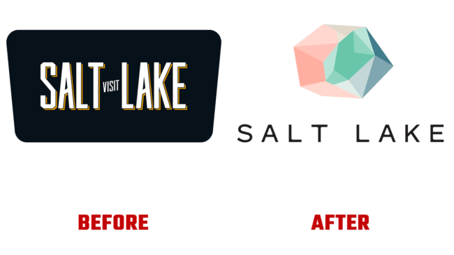Visit Salt Lake Prima e Dopo Logo (storia)