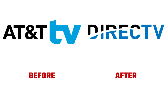 DirecTV Prima e Dopo Logo (storia)