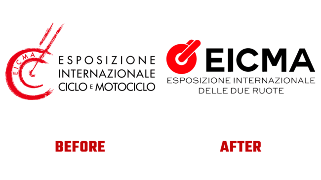 EICMA Prima e Dopo Logo (storia)
