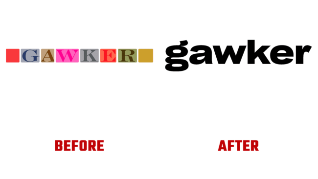 Gawker Prima e Dopo Logo (storia)