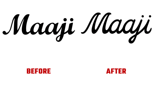 Maaji Prima e Dopo Logo (storia)