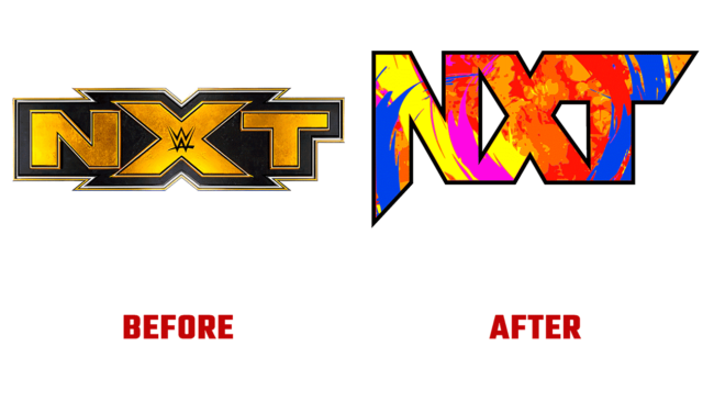 NXT Prima e Dopo Logo (storia)