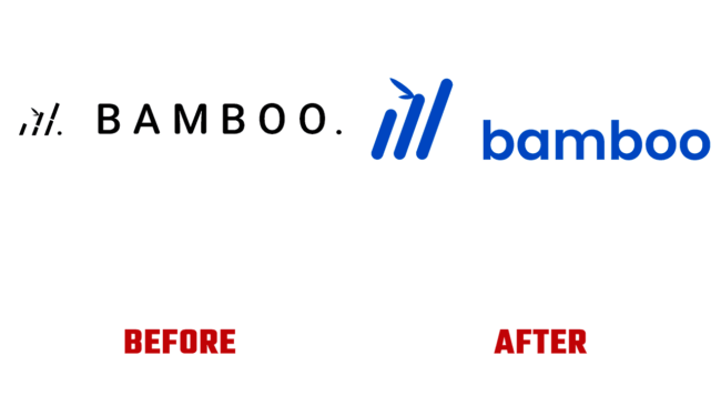 Bamboo Prima e Dopo Logo (storia)