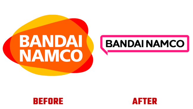 Bandai Namco Prima e Dopo Logo (storia)