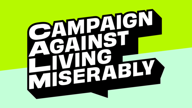 Campaign Against Living Miserably (CALM) Nuovo Logo