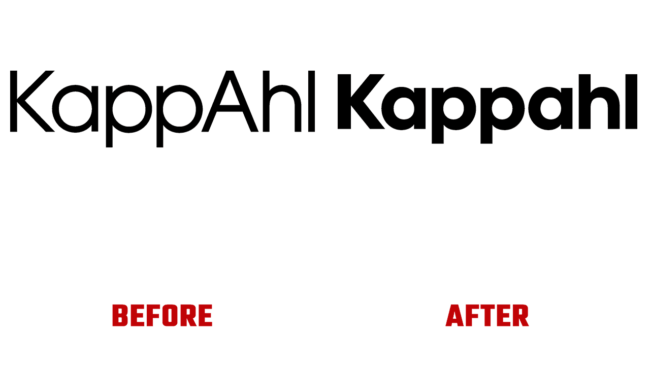 Kappahl Prima e Dopo Logo (storia)