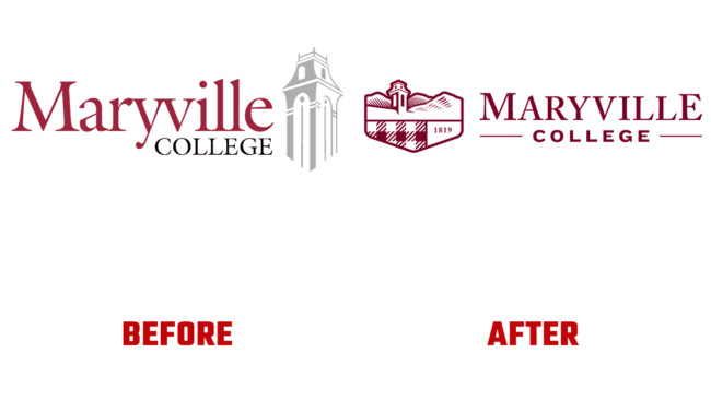 Maryville College Prima e Dopo Logo (storia)