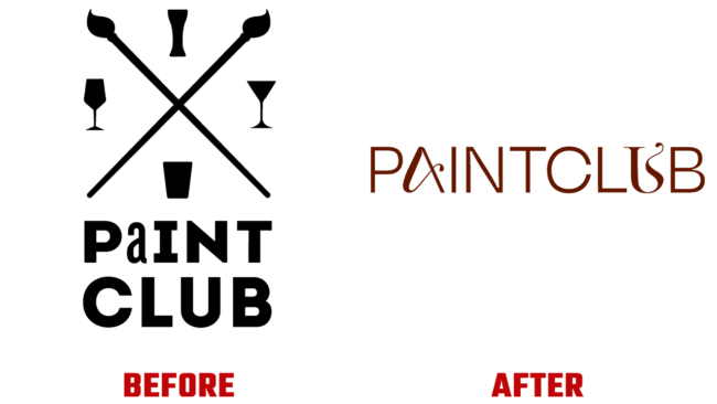 Paintclub Prima e Dopo Logo (storia)