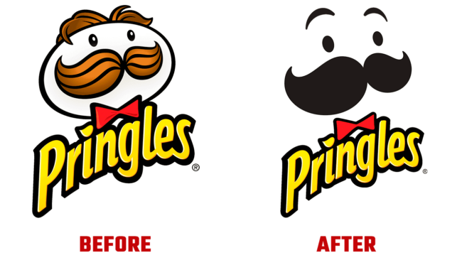Pringles Prima e Dopo Logo (storia)
