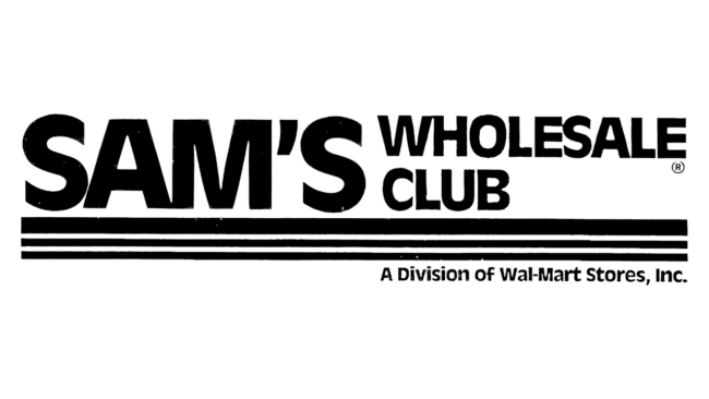 Sam's Wholesale Club Logo 1983-1990
