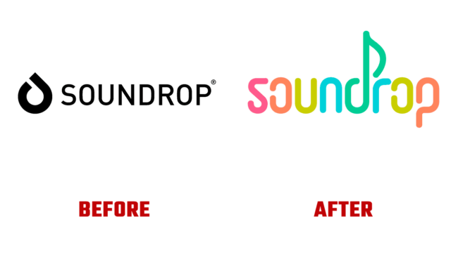 Soundrop Prima e Dopo Logo (storia)