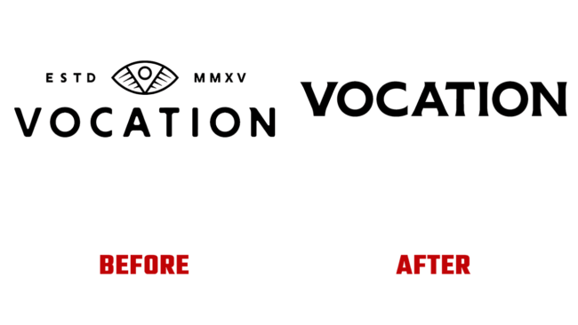 Vocation Prima e Dopo Logo (storia)