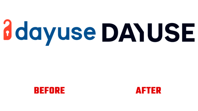 Dayuse.com Prima e Dopo Logo (storia)