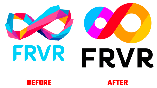 FRVR Prima e Dopo Logo (storia)