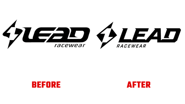 Lead Racewear Prima e Dopo Logo (storia))
